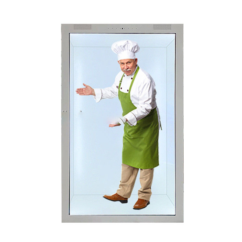 Develop A Custom 98-inch 4K Transparent LCD Showcase Cabinet For Large Exhibits