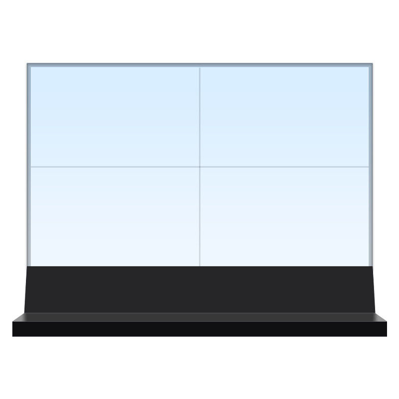 2×2 Splicing 55 Inch Full HD Touch Transparent OLED Display – See-Through Digital Signage Video Wall