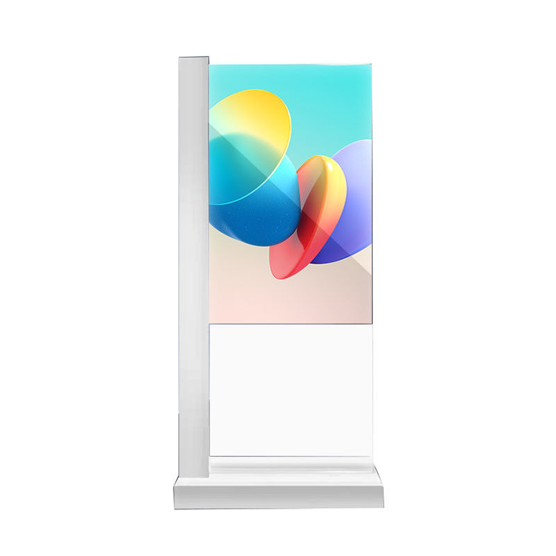 White 55 Inch Transparent OLED Touch Screen Commercial Display for Retail & Business Use