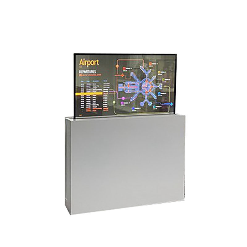 Écran OLED transparent de magasin de détail de 55 pouces – Écran transparent OLED interactif clair de style LG pour un usage commercial