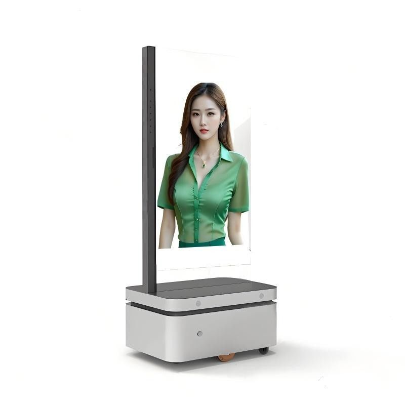 Affichage transparent numérique humain de 43 pouces Ultra Thin 4K OLED intelligent mobile AI