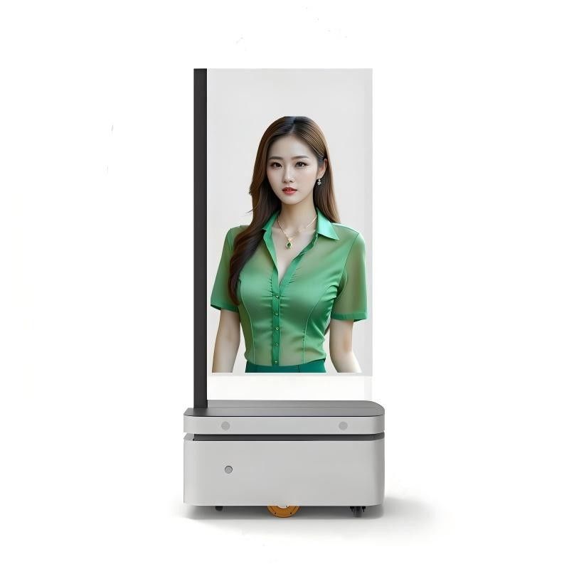 Affichage transparent numérique humain de 43 pouces Ultra Thin 4K OLED intelligent mobile AI