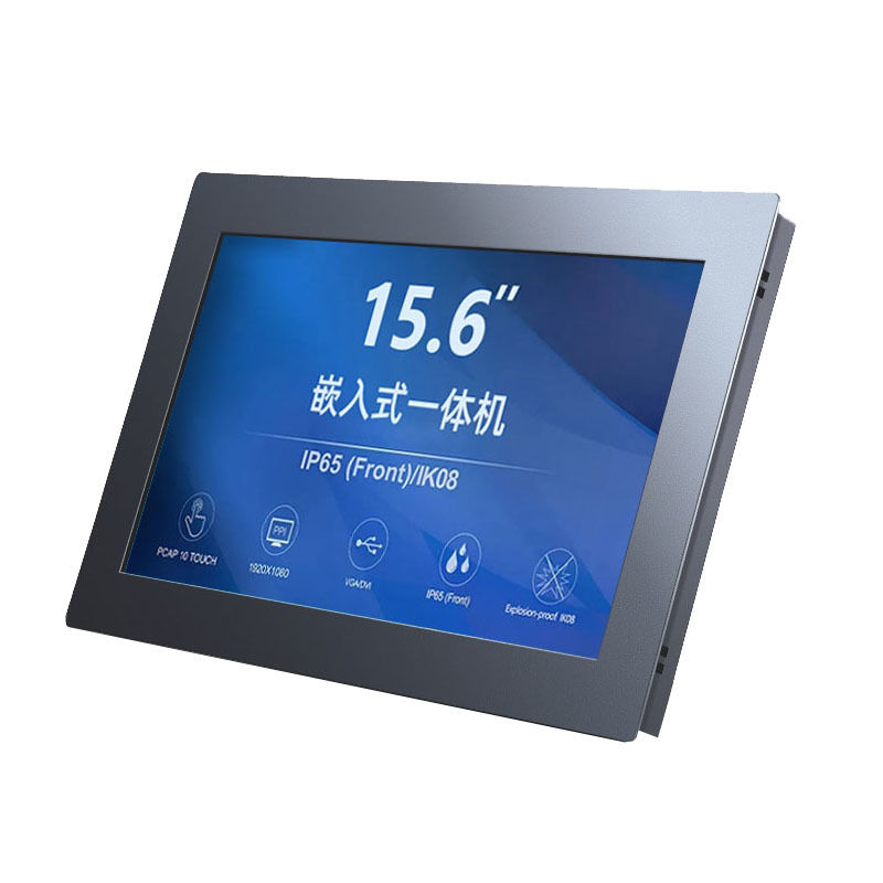 15 Inch Original Rear-Mount Industrial Computer With Linux Win IP65 Touch Panel Touchscreen Embedded All in One PC