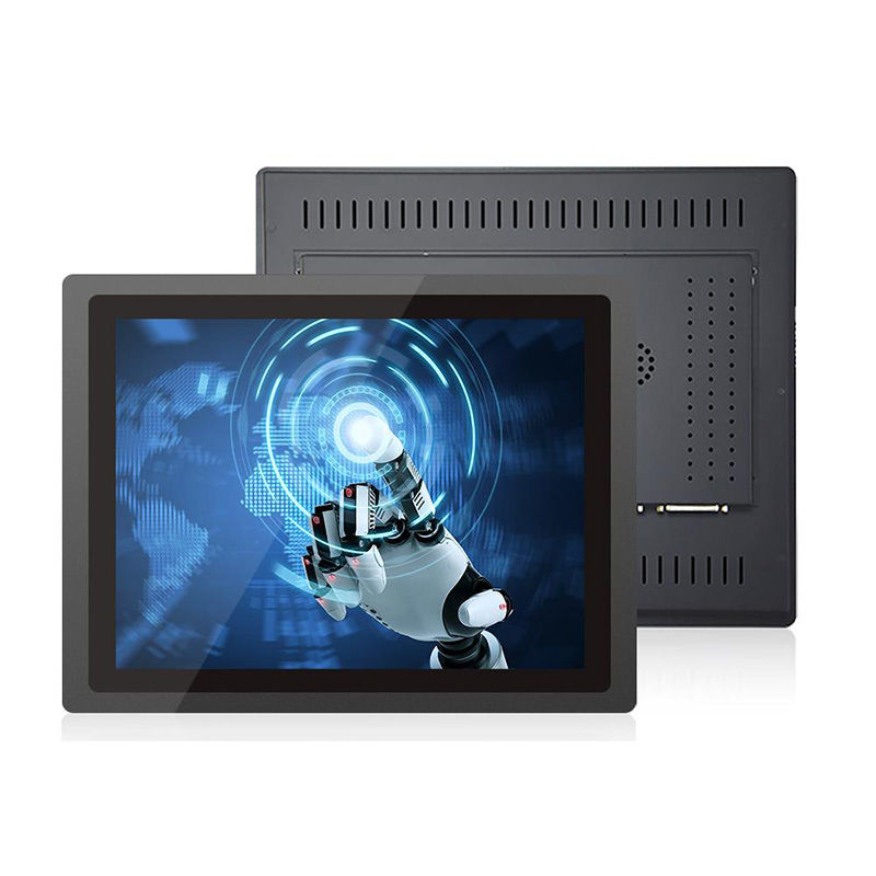 Rear-mount Industrial Touch Screen All-in-one PC Linux Win-dows Android IP65 Waterproof RS232 Embedded Display