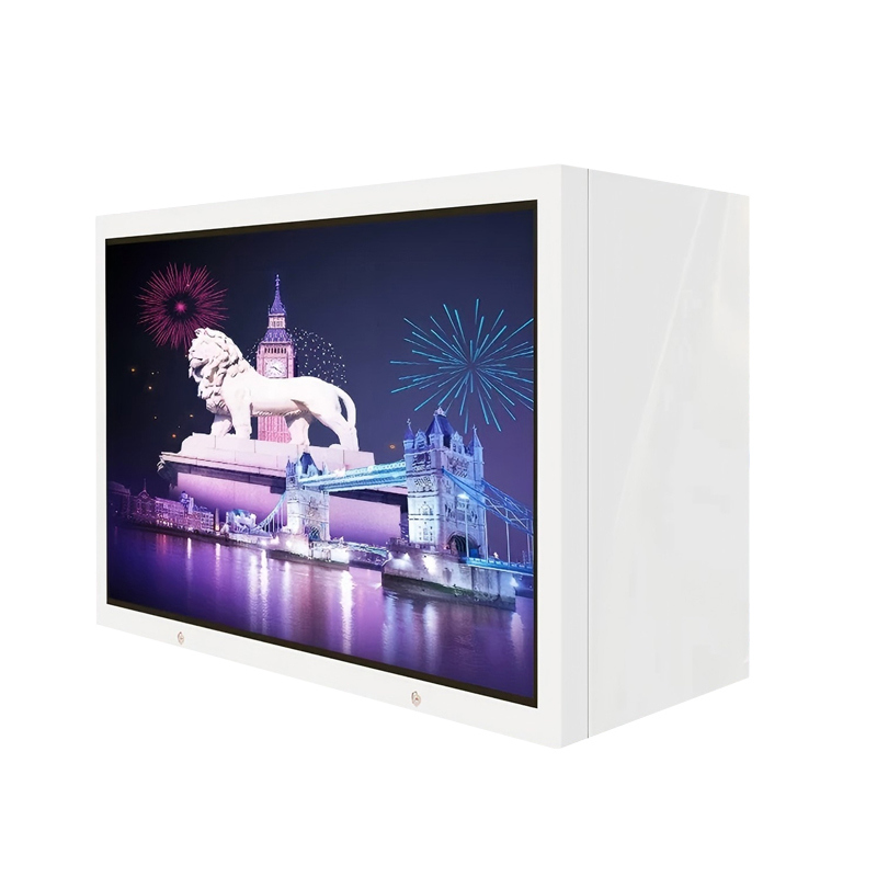 49 Inch Transparent Screen Display Box Price With Interactive Touch Showcase Advertising Display Screen
