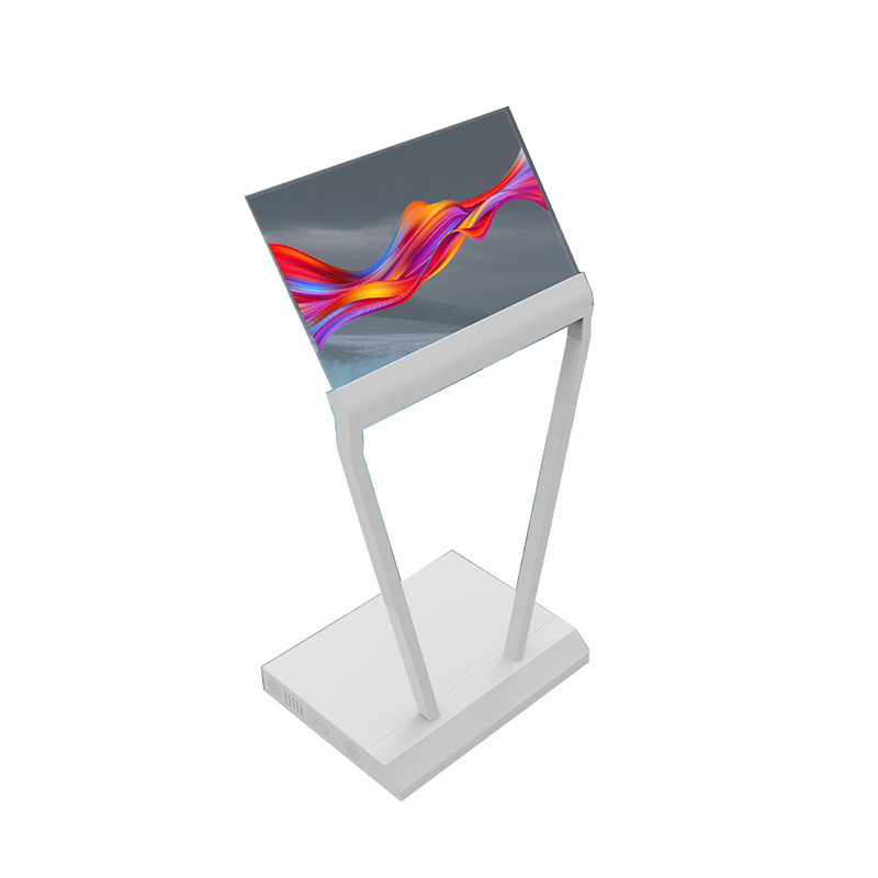 30 Inch 1366*768 Resolution Transparent OLED Display Price With All-Glass Touch Screen Kiosk From China