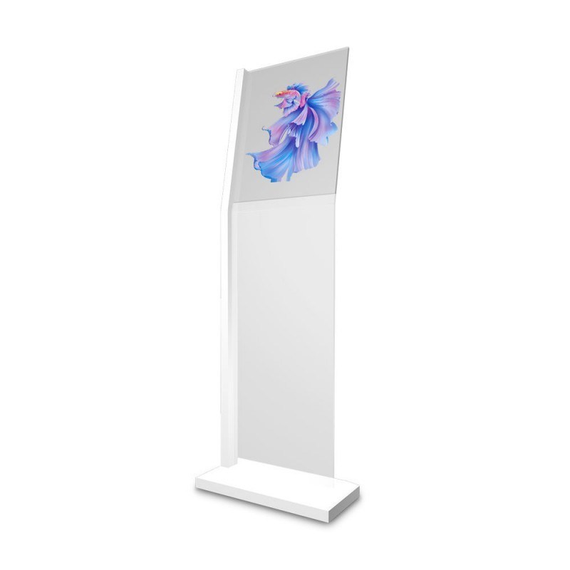 Affichage de publicité TV à écran transparent LG OLED auto-lumineux verticale de 30 pouces avec touche P-Cap
