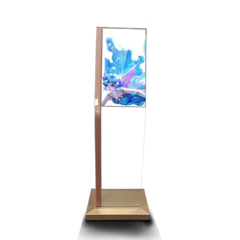 Affichage de publicité TV à écran transparent LG OLED auto-lumineux verticale de 30 pouces avec touche P-Cap