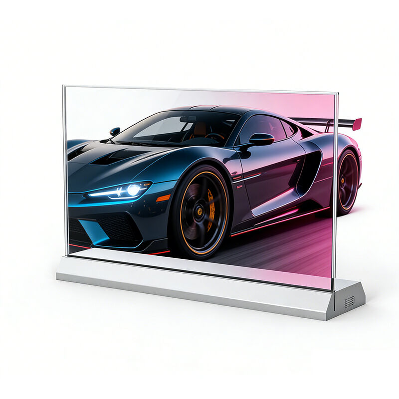 Écran OLED transparent de bureau personnalisé de 55 pouces pour la signalisation numérique professionnelle et la présentation de produits haut de gamme