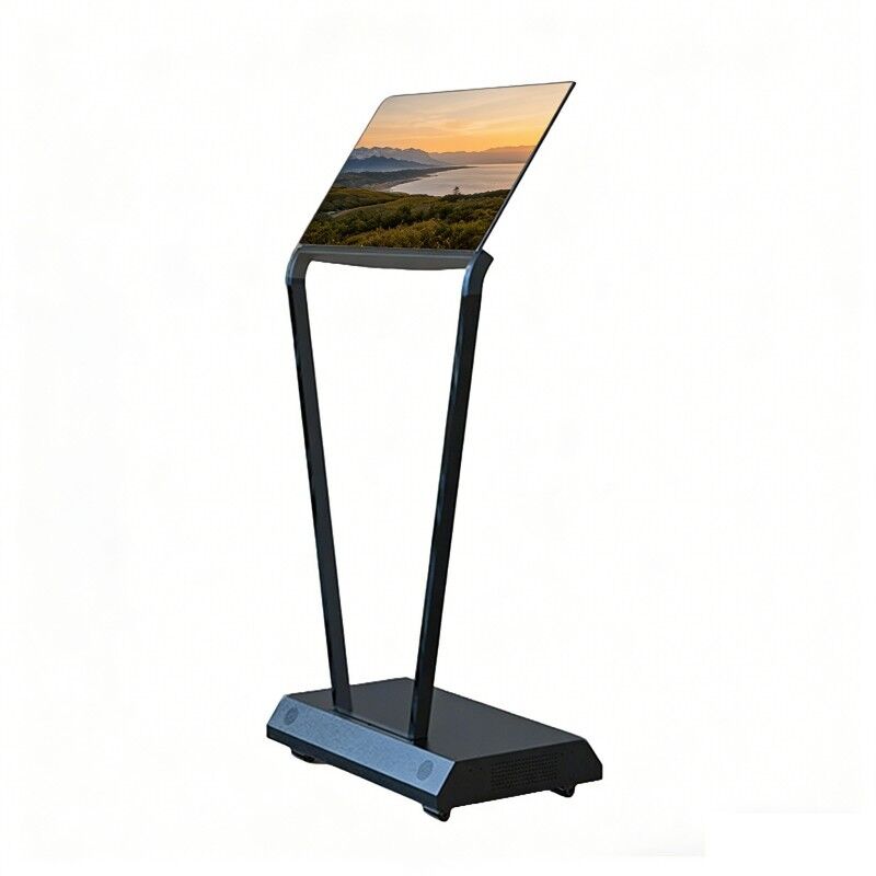 30-Inch All-in-One Touch Screen Interactive OLED Display Kiosk Transparent Information Kiosk