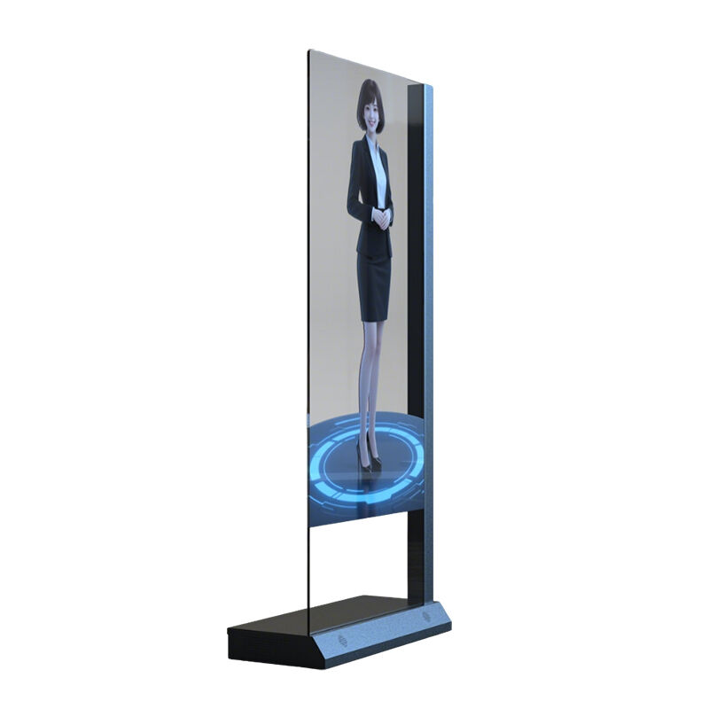 55-inch Touch Ultra Thin floor-to-ceiling L-shaped transparent oled screen