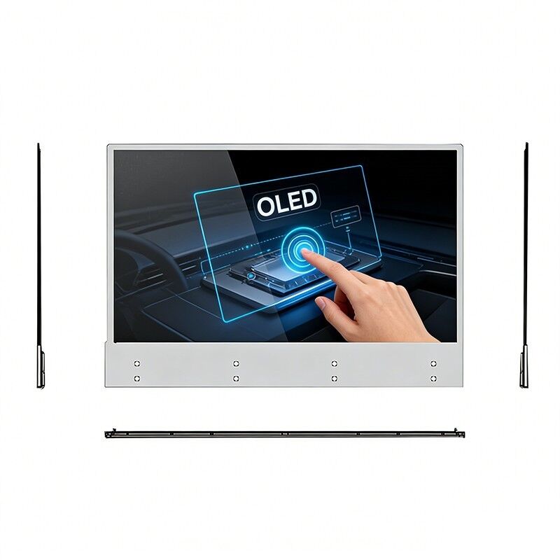 Écran tactile OLED transparent intégré de 55 pouces pour le commerce de détail intelligent et l'affichage interactif