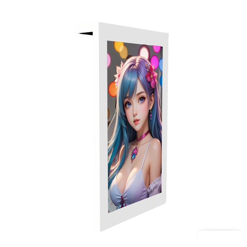 Ultra-Slim 55 Inch Transparent OLED Display 2K Indoor Advertising Display Player with Slide Rail for Elevator Use