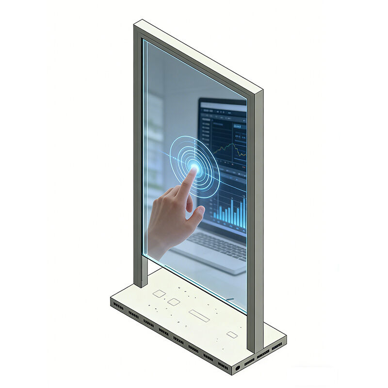 77 Inch OLED Transparent Display Unit Digital Signage High-Definition Touch Screen Indoor Advertising Display Player for Shopping Mall