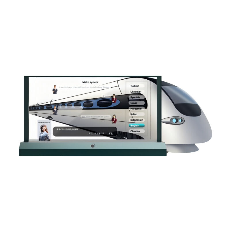 Indoor Use Factory Price 20.8 inch transparent display oled Panel Advertising OLED Digital Signage Display for Exhibition Hall