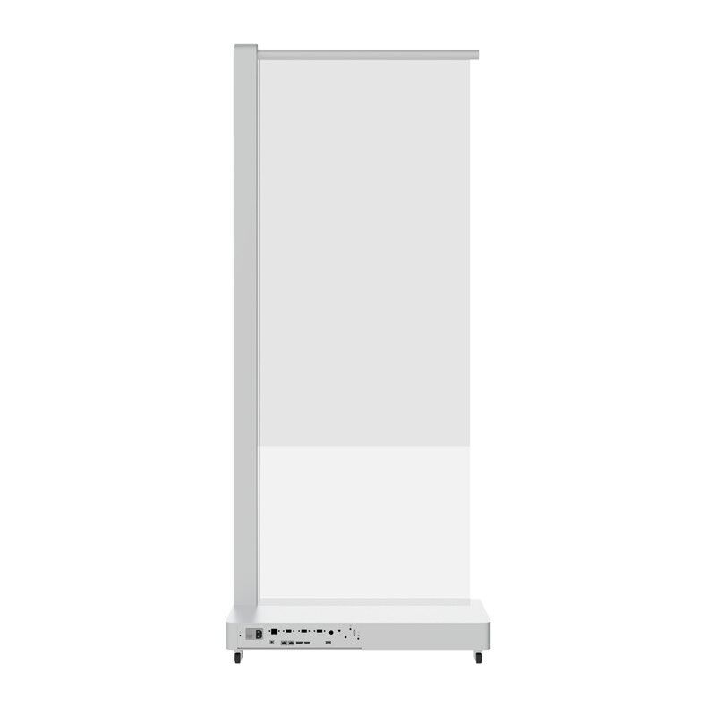 New Style 55-Inch Floor Stand Indoor and Super Narrow Frame Android Smart Transparent OLED Screen