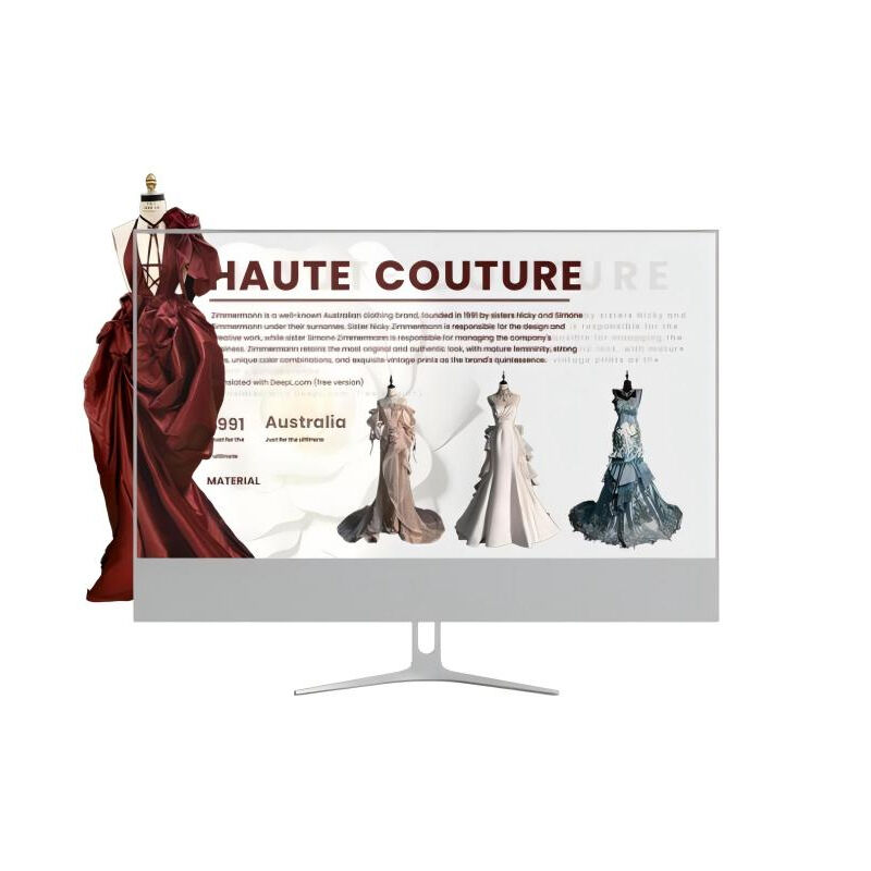 30 Inch Factory Custom High Quality transparent display oled Touch Screen High Brightness Commercial Display Screen