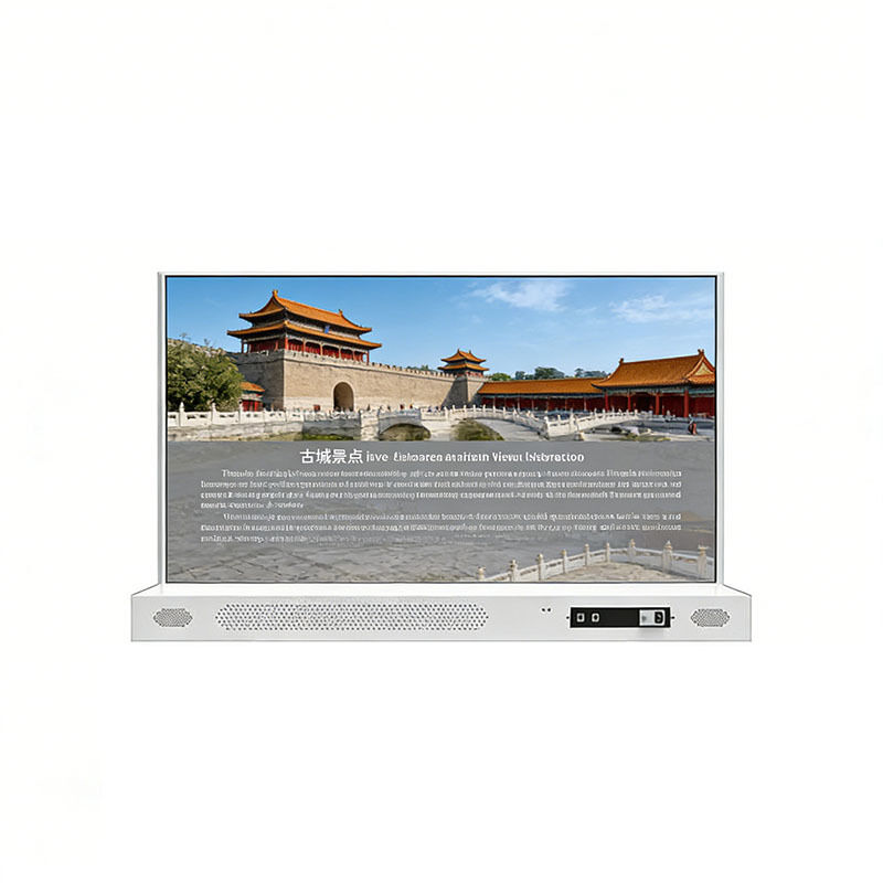 Custom 55 Inch 1080P Desktop OLED Transparent Display Showcase for Business Official Stores Shops