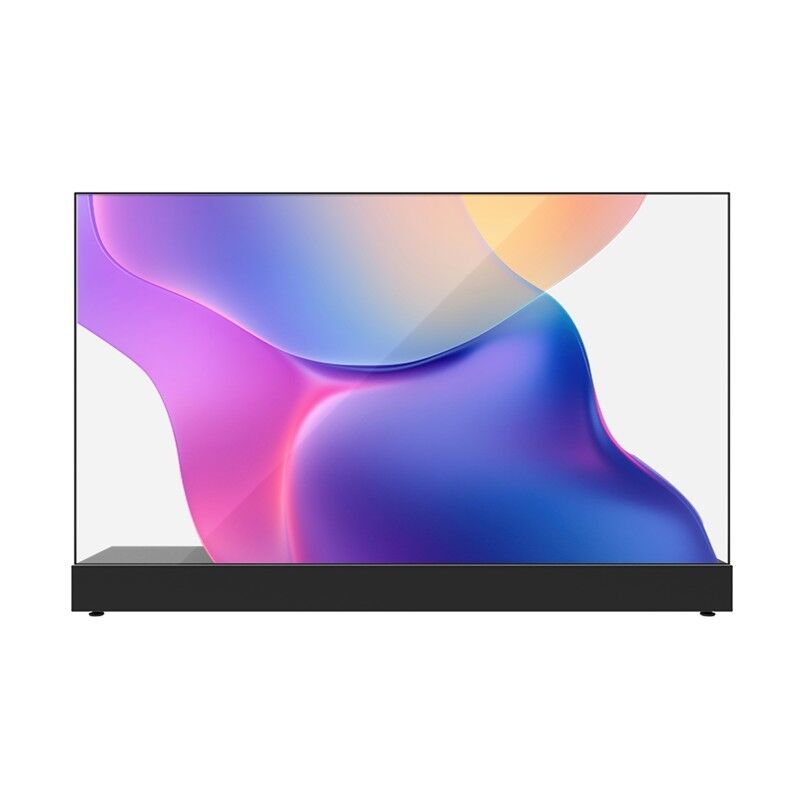 Affichage OLED transparent de 77 pouces 3D interactif tactile affichage numérique transparent pour les applications commerciales