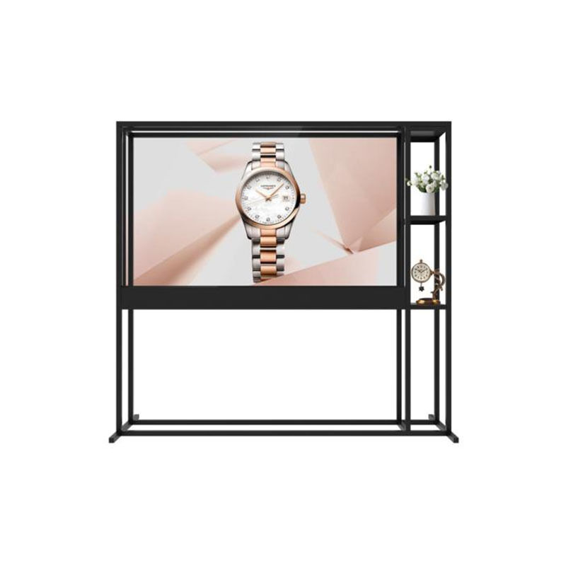 77-inch Transparent Display Unit vertical display case matrix Splicing Screen Seamless 1.8mm Video Wall for Advertising Display