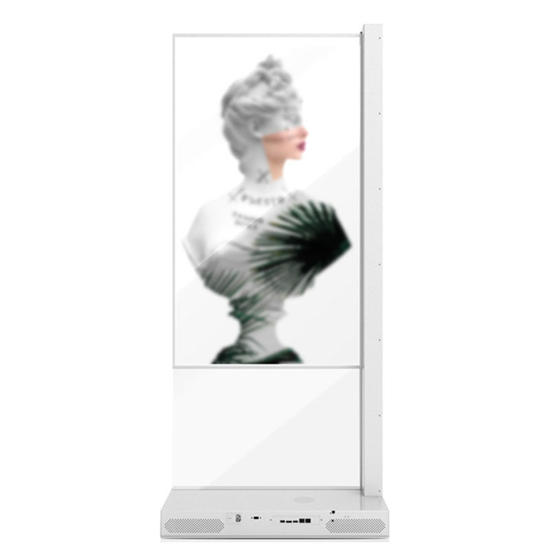 55-inch Indoor Floor-Standing Touch transparent oled display price Supports Windows and Android Systems with Built-in Memory Whole Machines OEM