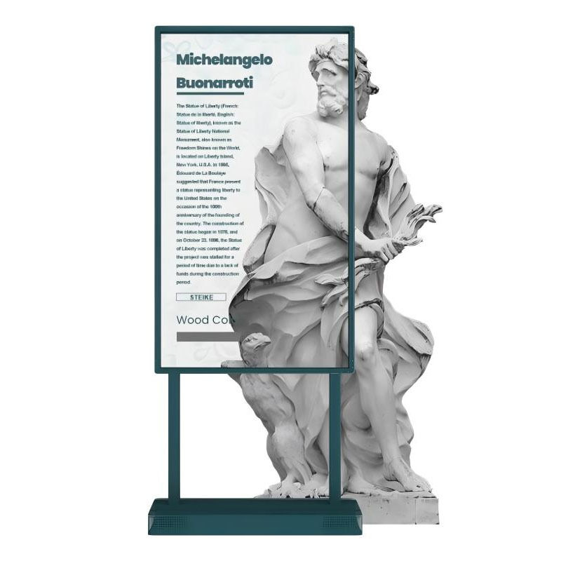 Affichage OLED transparent interactif de 55 pouces pour musées, théâtres et signalisation numérique intelligente