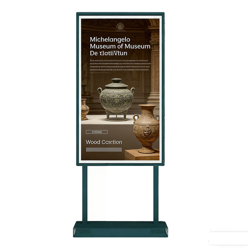 Affichage OLED transparent interactif de 55 pouces pour musées, théâtres et signalisation numérique intelligente