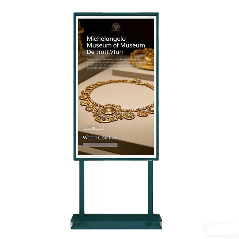 Affichage OLED transparent interactif de 55 pouces pour musées, théâtres et signalisation numérique intelligente