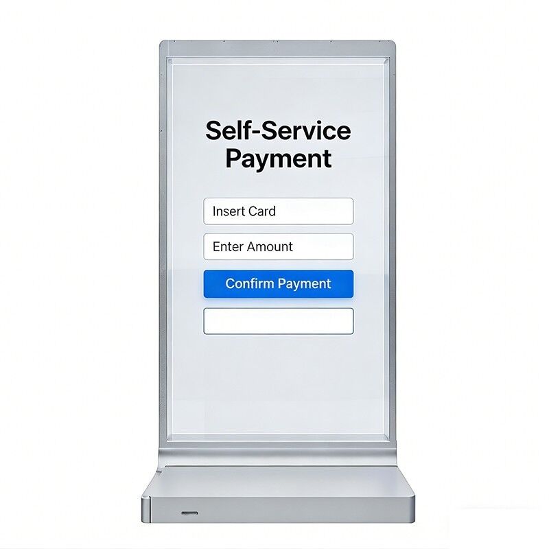 Big Size 77 Inch Standing Floor Touch Screen Oled Transparent Display Unit Showcase for Exhibition Hypermarket Shopping Mall museum