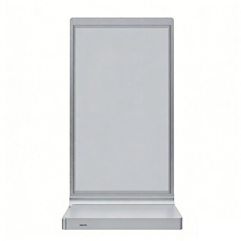 Big Size 77 Inch Standing Floor Touch Screen Oled Transparent Display Unit Showcase for Exhibition Hypermarket Shopping Mall museum