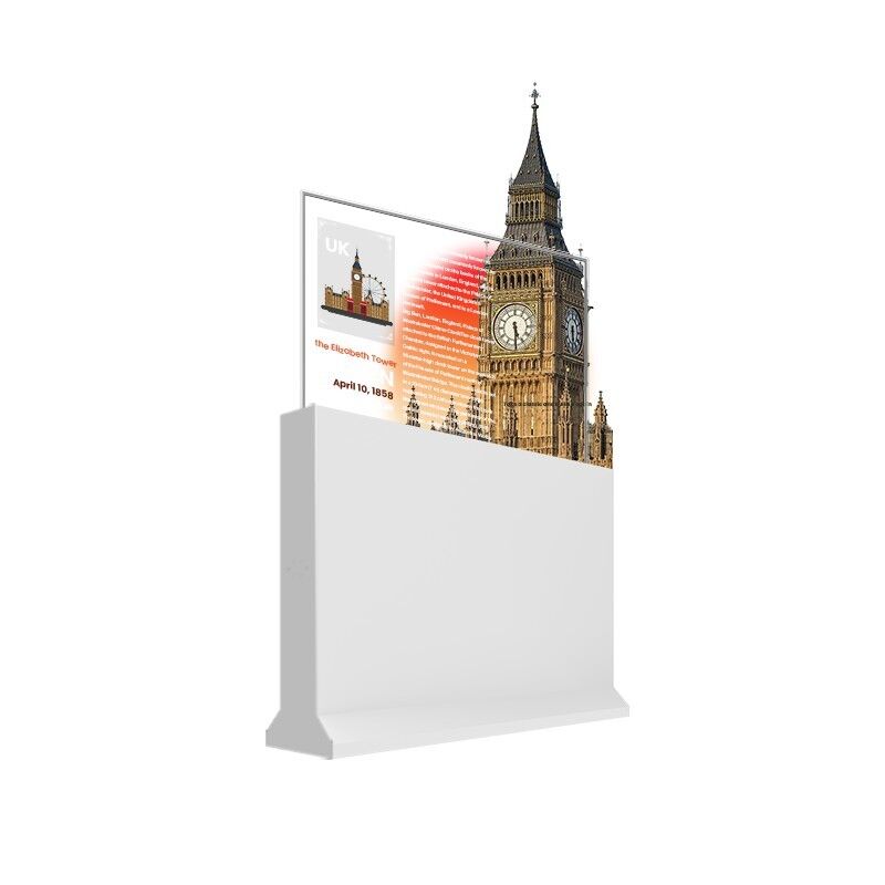 Téléviseur OLED transparent de 55 pouces avec fonctionnalité tactile pour affichage commercial interactif premium