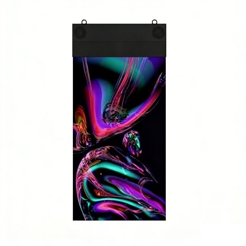 55 Inch Flexible Double-Sided Hanging Transparent OLED Display For Advanced Indoor Visual Experience