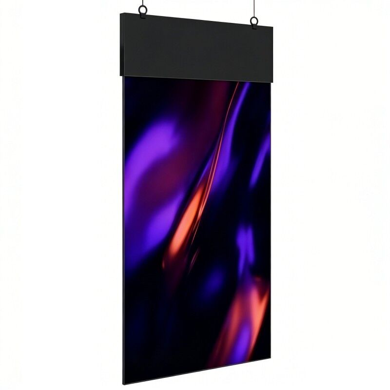 Affichage OLED transparent suspendu à double face flexible de 5 pouces pour une expérience visuelle intérieure avancée