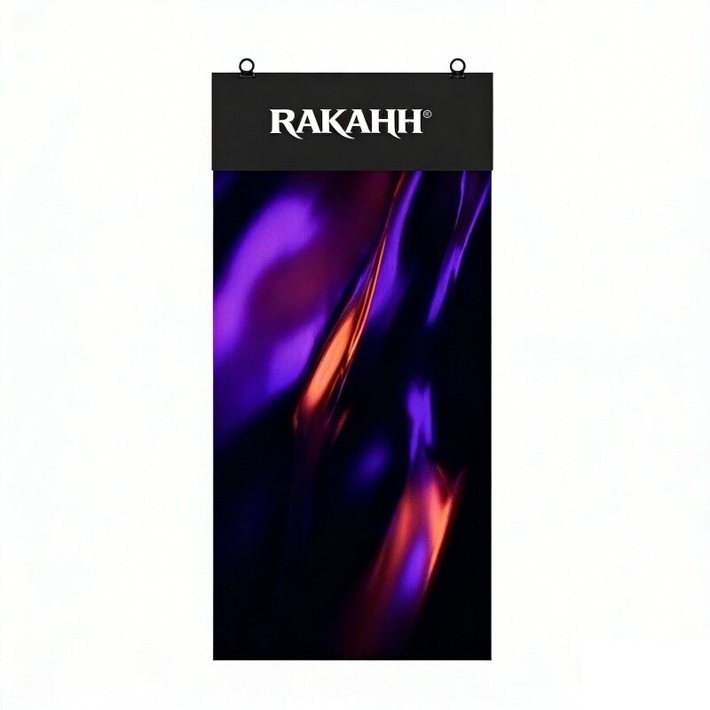 Affichage OLED transparent suspendu à double face flexible de 5 pouces pour une expérience visuelle intérieure avancée