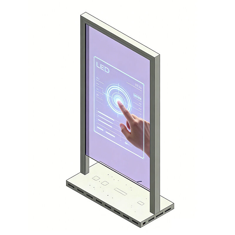 77 Inch OLED Transparent Display Unit Digital Signage High-Definition Touch Screen Indoor Advertising Display Player for Shopping Mall