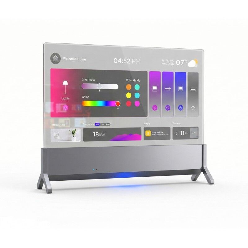 Écran OLED transparent double face de 30 pouces pour la communication client en face à face