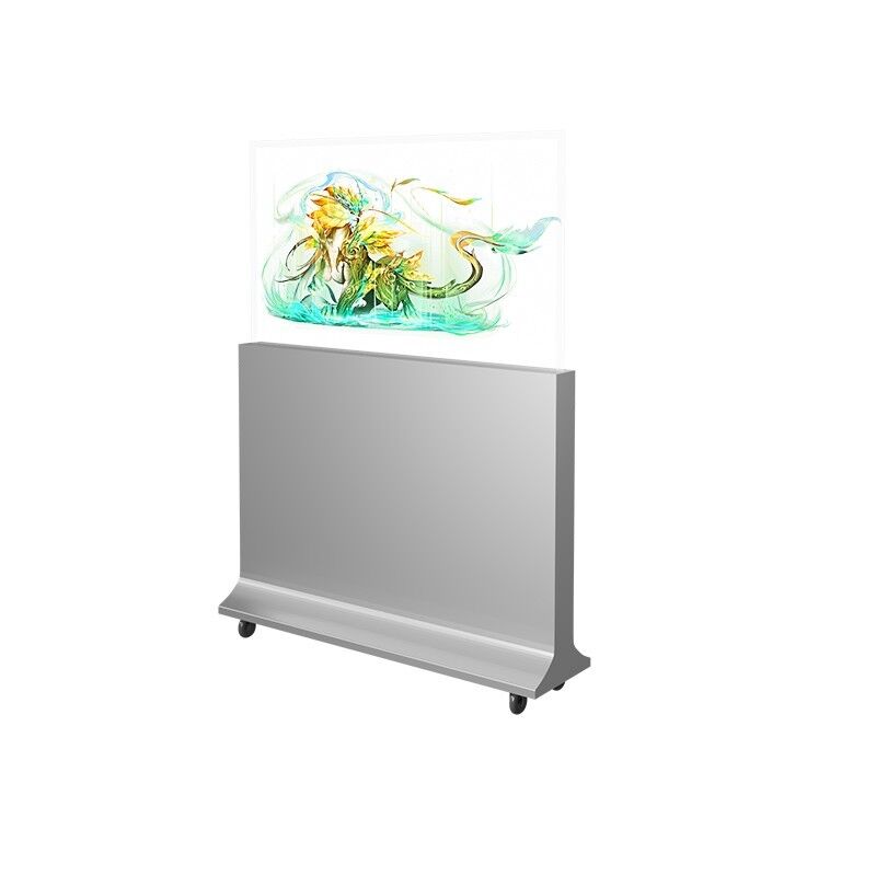 Écran OLED transparent de levage portable de 55 pouces pour les événements de lancement de produits et les révélations de marque