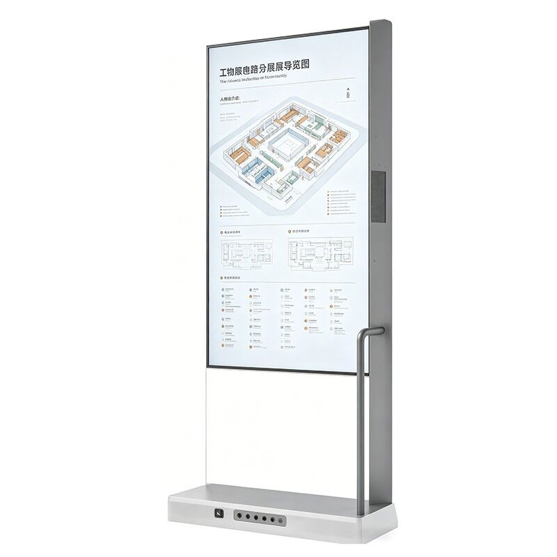 55 Inch Android OLED Screen Vertical Type 55 Inch Smart Trade show booth transparent display