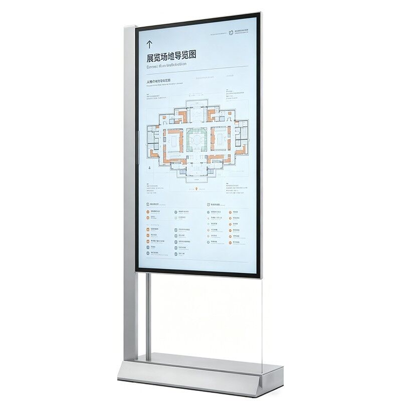 55 Inch Android OLED Screen Vertical Type 55 Inch Smart Trade show booth transparent display
