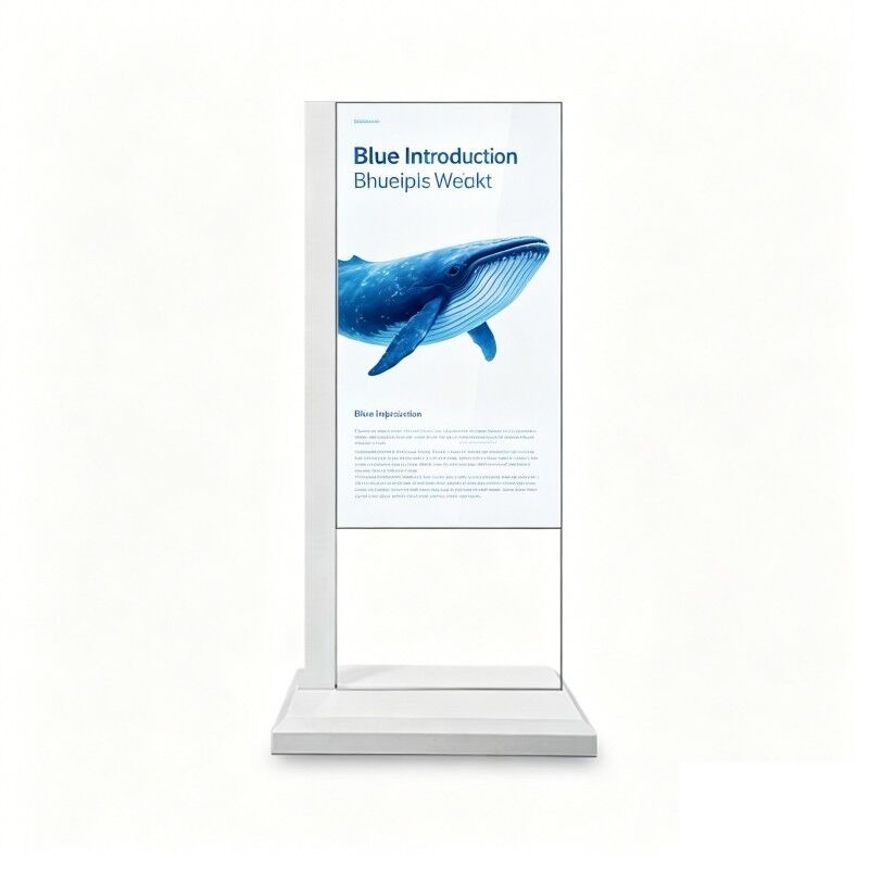 55 Inch Self-illuminating 4K HDR OLED Transparent Display Frameless Low-reflection Design Sunlight Readable for Exhibition Halls