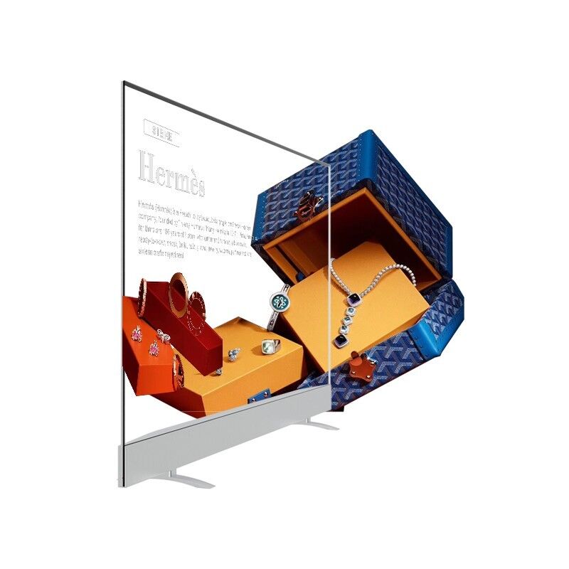 55 Inch Indoor transparent oled (tv-oled) displays Digital Signage Touch Desktop Advertising for Exhibition Hall and Brand Store