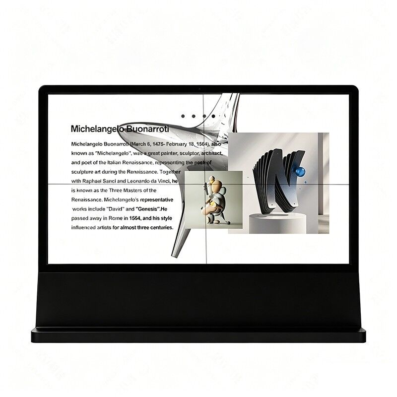 55 inch Slim bezel transparent OLED Touch Screen Video Wall Screen 4K Transparent 2x2 Oled Monitor