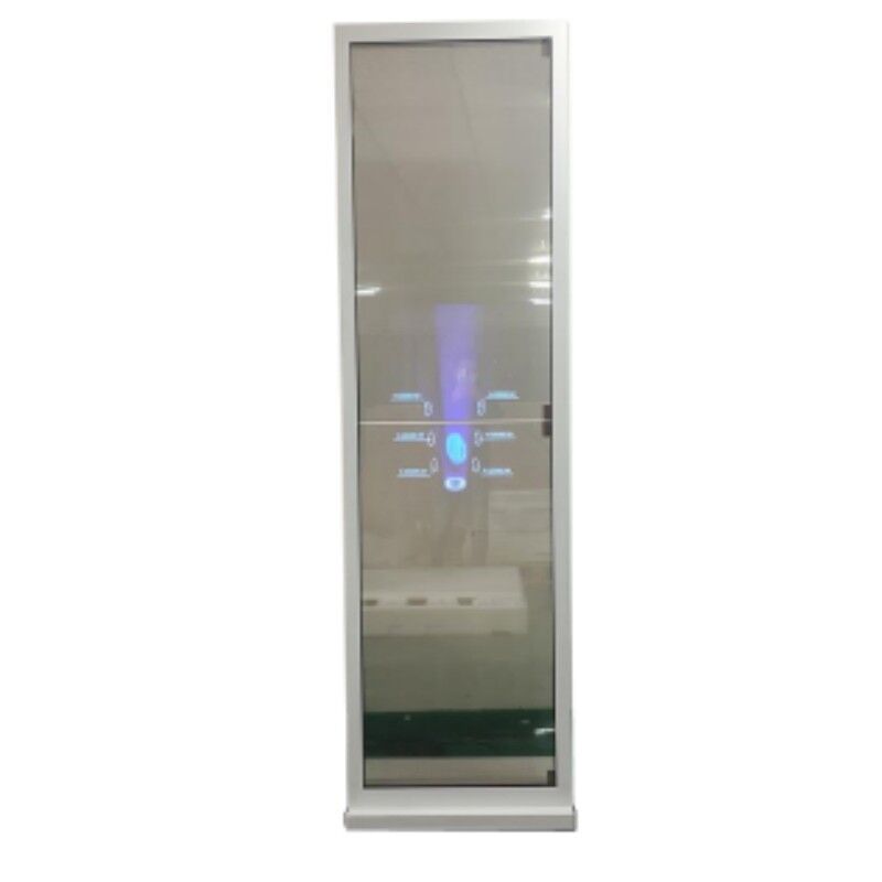 55 Inch Vertical 2x1 splicing model Film Video Wall Ultra Thin Product launch event transparent oled screen