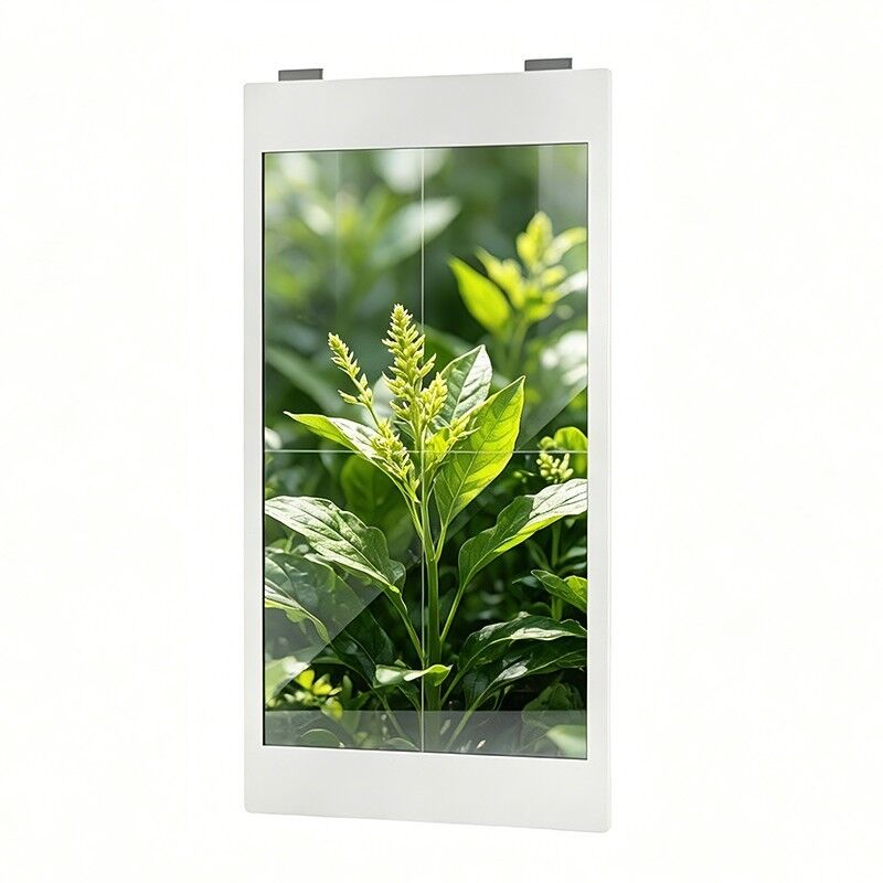 55 Inch Custom Shell Transparent Oled Display High Transparency Vertical 2x2 splicing model See Through Touchscreen