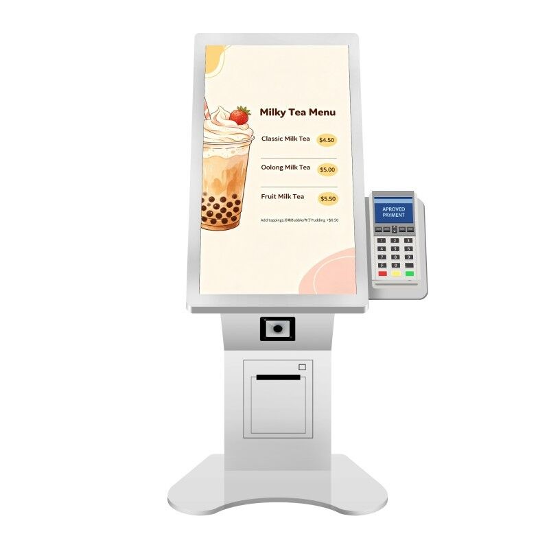 21.5 pollici Desktop Ristorante Ordinazione Macchina Autoservizio Terminal Checkout Pagamento Chiosco SDK Riconoscimento facciale Multi-OS