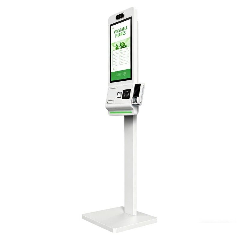 21.5 Inch Modular Configuration Self Ordering Machine Kiosk QR Scanner Pos Printer Rfid Reader Self Service Kiosk for Restaurant