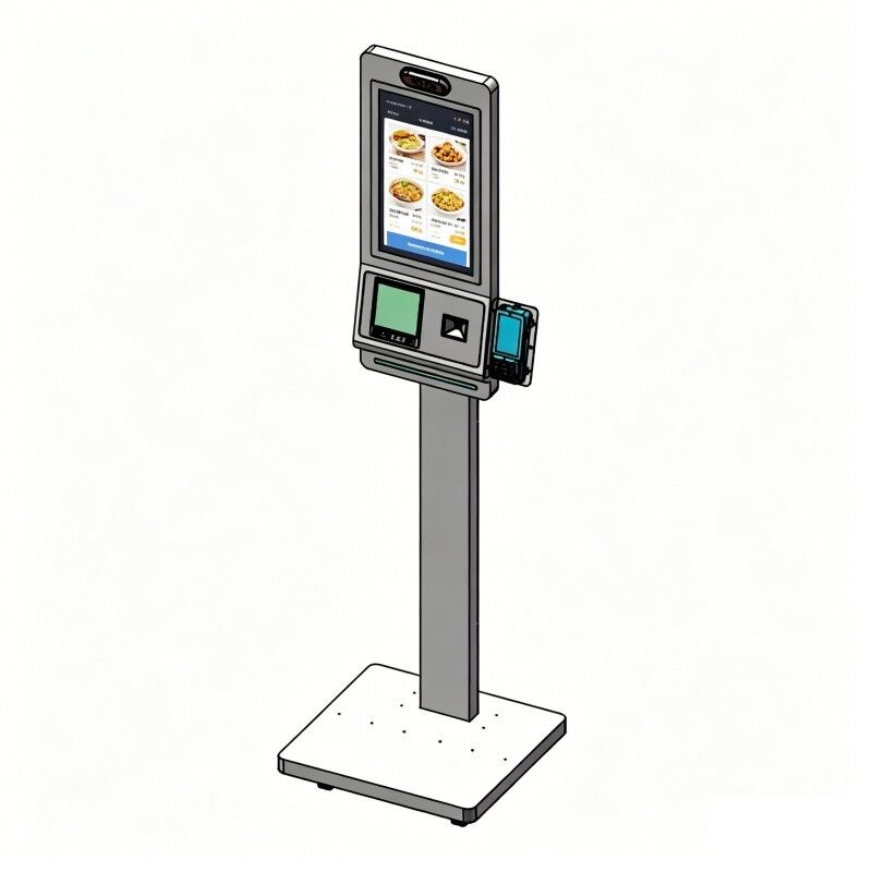 Ordinazione del pagamento automatico per il sistema di posizione self service da 18,5 pollici del chiosco touch screen del ristorante