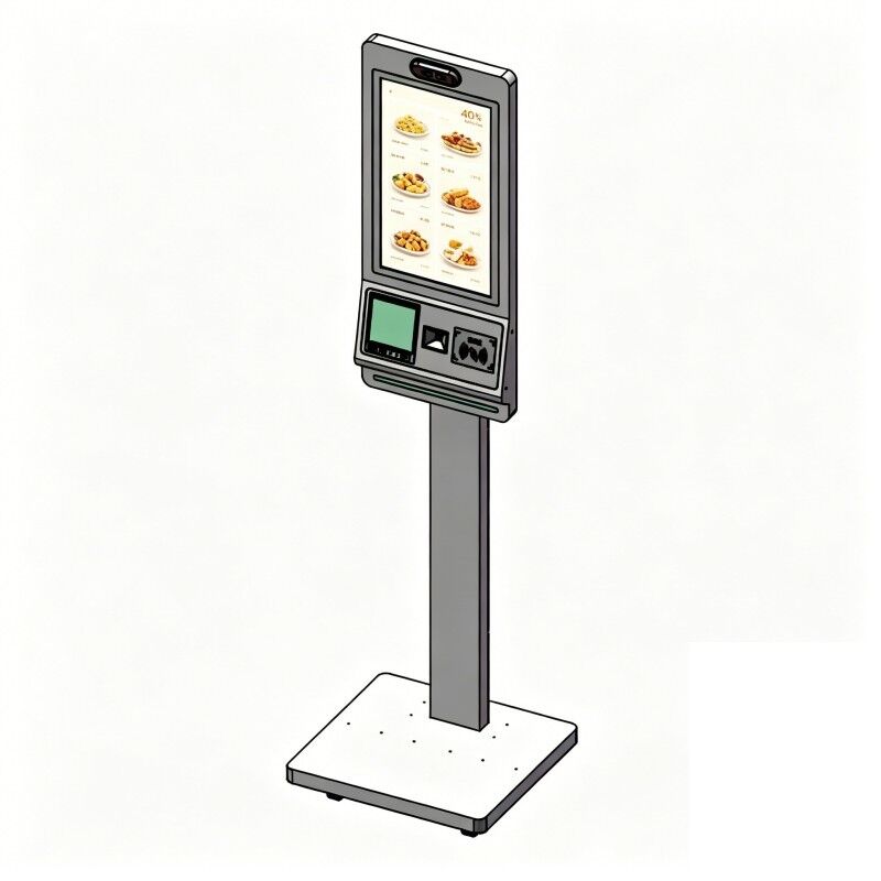 21.5 Inch Automatic Touch Screen Self-service Payment Kiosk Food Self Ordering Machine for Restaurant