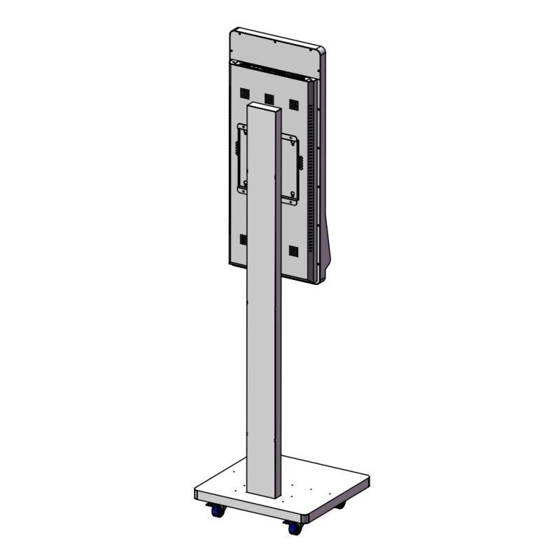 23.6 Inch Floor Standing Interactive Self Service Payment Kiosk Automatic Touch Screen Kiosk Self Ordering Machine