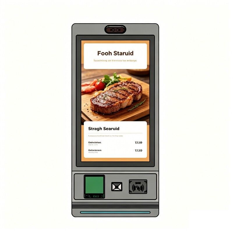 32 inch Vertical Touch Self Ordering Kiosk Pos System Payment Kiosk Machine CE Certified